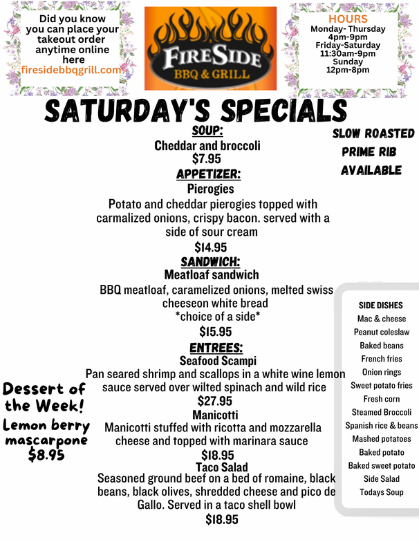 Daily Specials Daily Specials